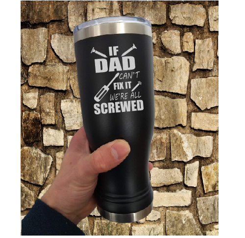 If Grandpa Can't Fix It No One Can - Custom Father's Day Engraved